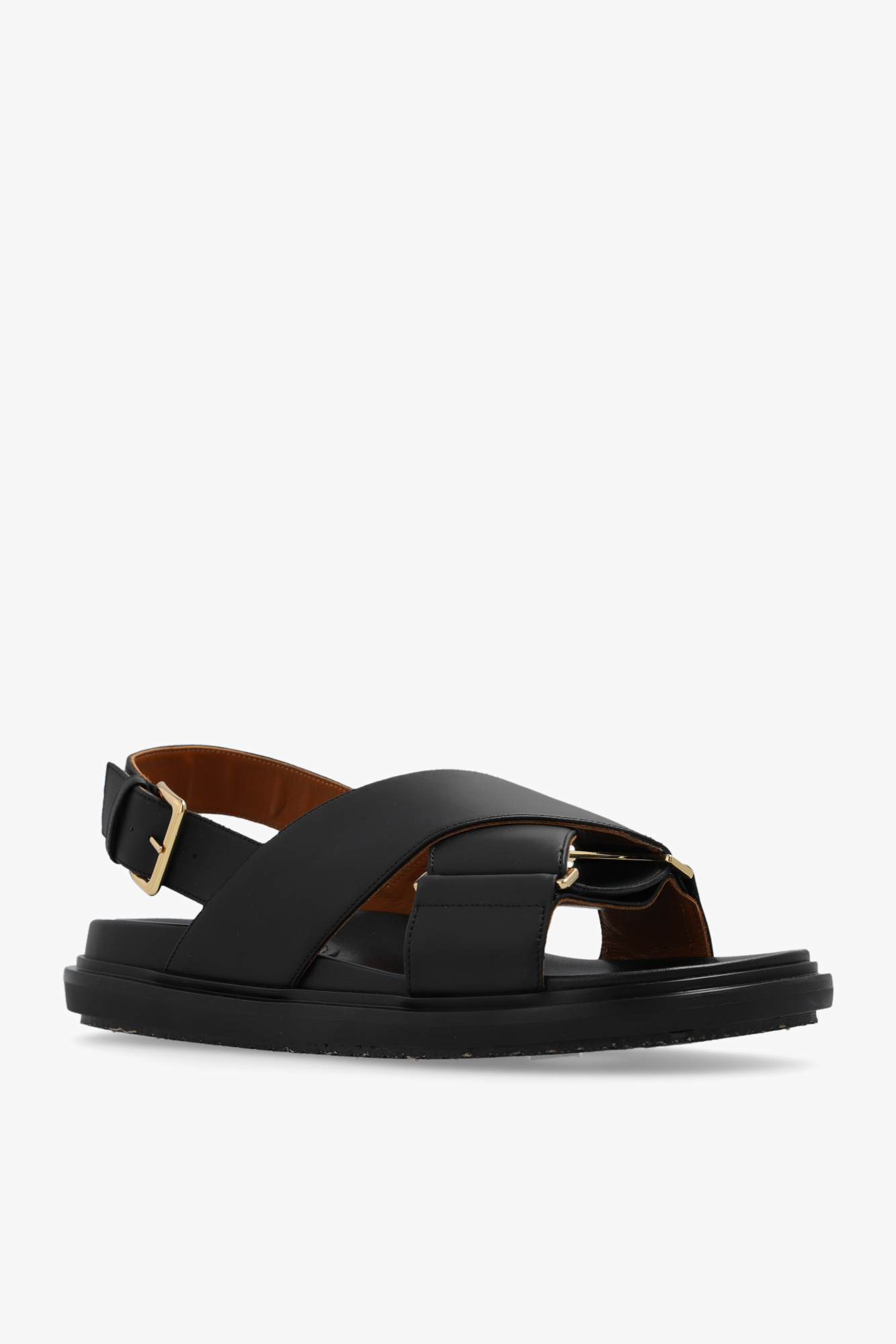 Black Leather sandals Marni - Vitkac Canada